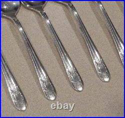 Rogers Extra Plate Silver-plate Flatware Silverware 49 Piece