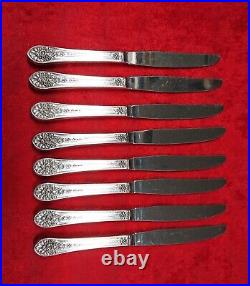 Rogers Jubilee Pattern IS Silverplate Flatware 76 Piece Mixed Set Vintage