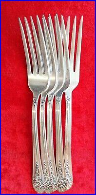 Rogers Jubilee Pattern IS Silverplate Flatware 76 Piece Mixed Set Vintage