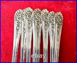 Rogers Jubilee Pattern IS Silverplate Flatware 76 Piece Mixed Set Vintage