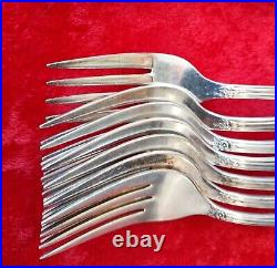 Rogers Jubilee Pattern IS Silverplate Flatware 76 Piece Mixed Set Vintage