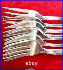 Rogers Jubilee Pattern IS Silverplate Flatware 76 Piece Mixed Set Vintage