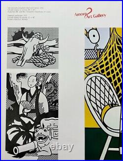 Roy Lichtenstein, Still Life with Silver Signed Hand Tipped Color Plate Print