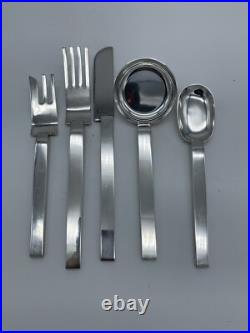 Russel Wright For MMA Silver Plate Flatware 5-piece Place setting