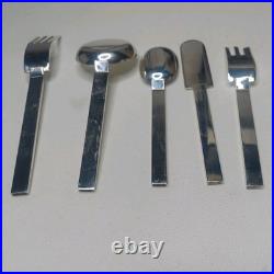 Russel Wright For MMA Silver Plate Flatware 5-piece Place setting (DEC7)
