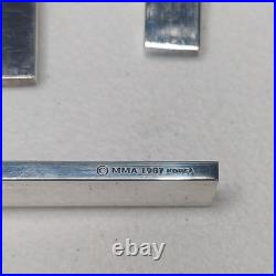 Russel Wright For MMA Silver Plate Flatware 5-piece Place setting (DEC7)