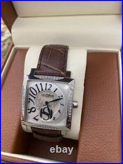 SAINT HONORE Orsay 862020 1 F06 Quartz Diamond White Shell Silver Plate Women's