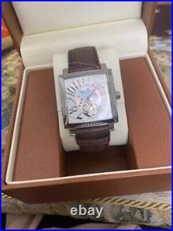 SAINT HONORE Orsay 862020 1 F06 Quartz Diamond White Shell Silver Plate Women's