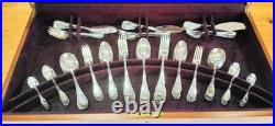 SAINT MEDARD 132 pc. CANTEEN OF CUTLARY 100 QUALITY SILVER PLATE. BOXED