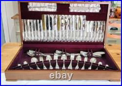 SAINT MEDARD 132 pc. CANTEEN OF CUTLERY 100 QUALITY SILVER PLATE. BOXED