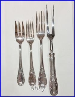 SAINT MEDARD 132 pc. CANTEEN OF CUTLERY 100 QUALITY SILVER PLATE. BOXED