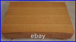 SILVER LEAF Design DE MONTFORT Silver Service 50 Piece Canteen of Cutlery