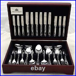 SILVER PEARL Design GEORGE BUTLER Silver Service 84 Piece Canteen of Cutlery Set