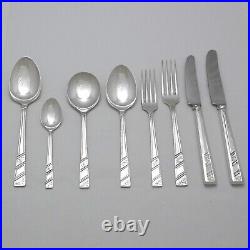 SILVER ROSE Design VINERS SHEFFIELD Silver Service 56 Piece Canteen of Cutlery