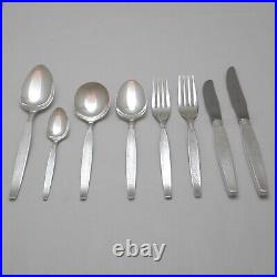 SILVER SANDS Design Oneida Community Silver Service 44 Piece Set of Cutlery