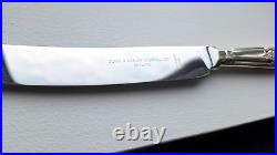 SLACK & BARLOW Vintage 64 piece 8 settings Silver Plated Kings Pattern cutlery s