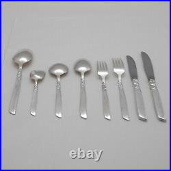 SOUTH SEAS Pattern Oneida Community Silver Plated 58 Piece Canteen of Cutlery
