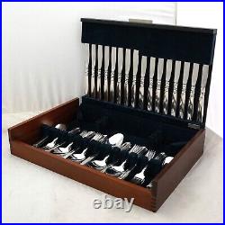 SOUTH SEAS Pattern Oneida Community Silver Plated 58 Piece Canteen of Cutlery