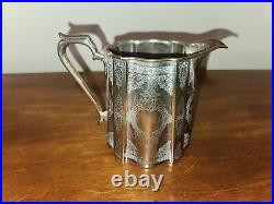 SPECTACULAR English c1870 Tea/Coffee Set 5 piece Silver Plate TL&EM Birmingham