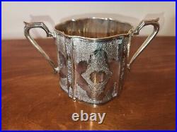SPECTACULAR English c1870 Tea/Coffee Set 5 piece Silver Plate TL&EM Birmingham