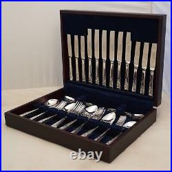 SPRINGTIME Design EBEN PARKER Silver Service 44 Piece Canteen of Cutlery