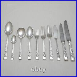 SPRINGTIME Design ENSEE LTD Sheffield Silver Service 56 Piece Canteen of Cutlery