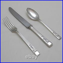 SPRINGTIME Design ENSEE LTD Sheffield Silver Service 56 Piece Canteen of Cutlery