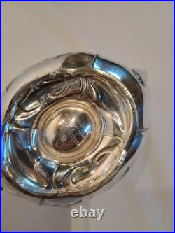 STUNNING Reed & Barton silver plated Etched coffee/tea set 5 Piece Set Floral