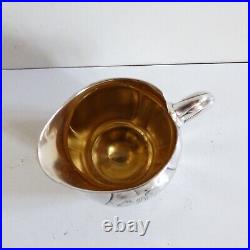 SUPERB CHRISTOFLE GALLIA SILVER PLATE ART NOUVEAU MAPLE TEA COFFEE SET 1890's