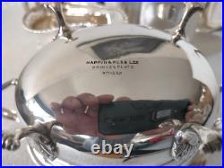 SUPERB QUALITY Mappin & Webb Triple Deposite 3 piece Tea Set Princess Plate