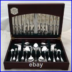 SYMPHONY Design Butler Kitemark Silver Service 88 Piece Canteen of Cutlery Set