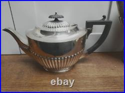 S & L silver plate 4 piece tea set 1800's Mappin and Webb