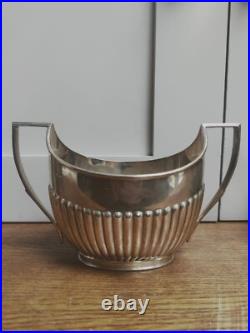 S & L silver plate 4 piece tea set 1800's Mappin and Webb