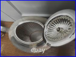 S & L silver plate 4 piece tea set 1800's Mappin and Webb