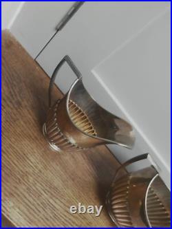 S & L silver plate 4 piece tea set 1800's Mappin and Webb