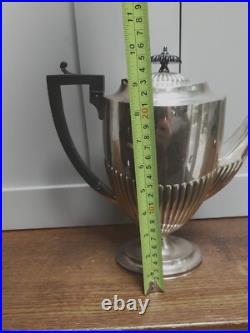 S & L silver plate 4 piece tea set 1800's Mappin and Webb