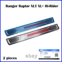 Scuff Plate Stainless Front L+R For Ford Ranger Raptor T6'2012'2019