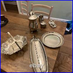 Selection Of Various Antique Silver Plated Items