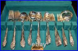 Servace for 12 EVENING STAR Silverplate Community Flatware 78 pieces