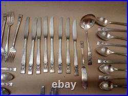 Set 68 Piece-CORONATION Silverware-Oneida Community-Silver Plate
