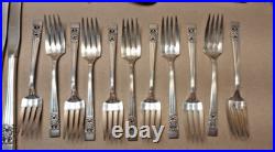 Set 68 Piece-CORONATION Silverware-Oneida Community-Silver Plate