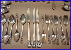 Set 68 Piece-CORONATION Silverware-Oneida Community-Silver Plate