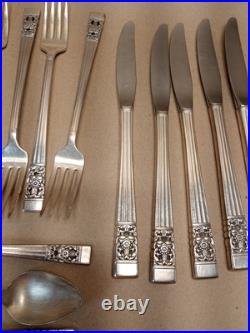 Set 68 Piece-CORONATION Silverware-Oneida Community-Silver Plate