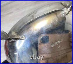 Sheffield A1 Silver Plated 3 Piece Tea Coffee Set & Oval Gallery Tray