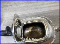 Sheffield A1 Silver Plated 3 Piece Tea Coffee Set & Oval Gallery Tray