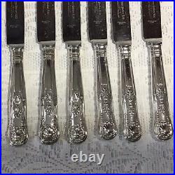 Sheffield A1 Silver Plated Kings Pattern 50 Piece Cutlery Set By Eben Parker Ltd