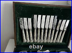 Sheffield Cavendish Collection 44 Piece Silver Plate Cutlery Set