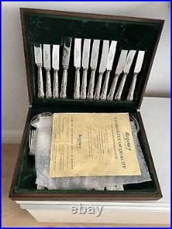 Sheffield Cavendish Collection 44 Piece Silver Plate Cutlery Set