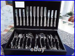 Sheffield Cutlery EPNS A1 106 Pieces Silver Plated Kings Pattern, hardly used