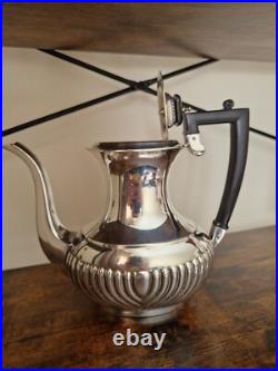 Sheffield England Silver Plated Tea & Coffee Set 4 Piece Vintage Service